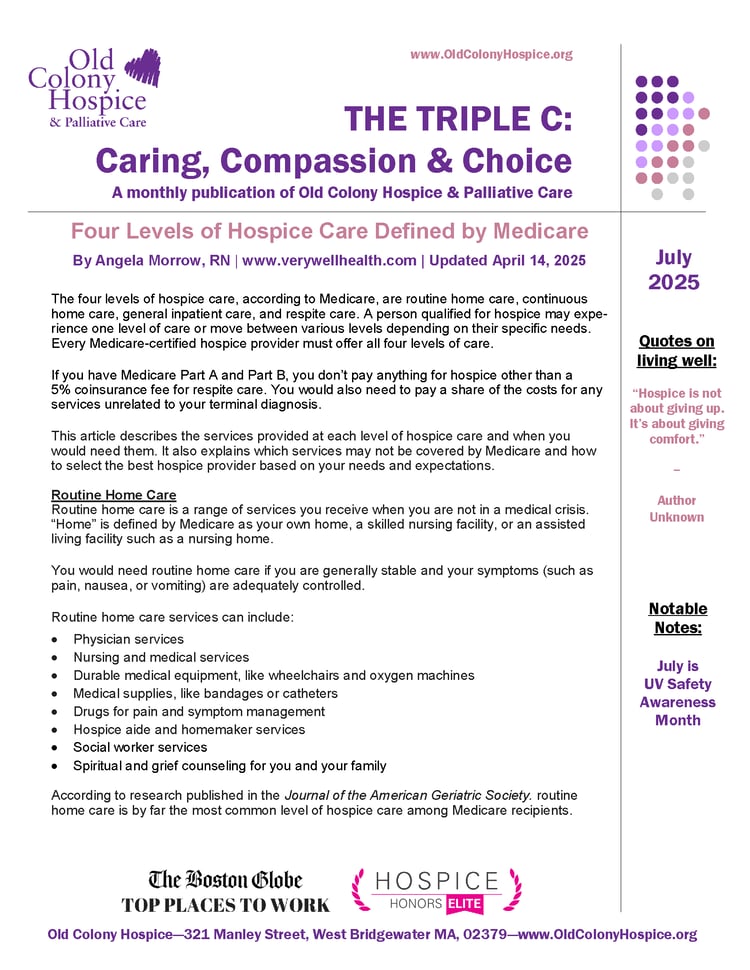 07-2025 June Triple C, Four Levels of Hospice Care_Page_1
