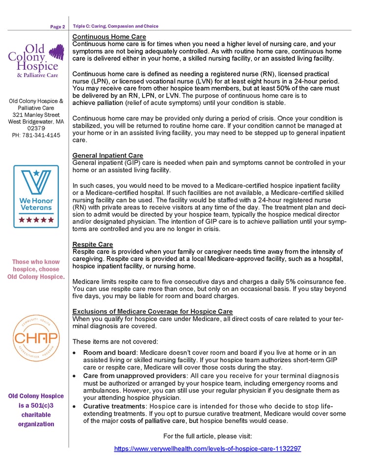 07-2025 June Triple C, Four Levels of Hospice Care_Page_2