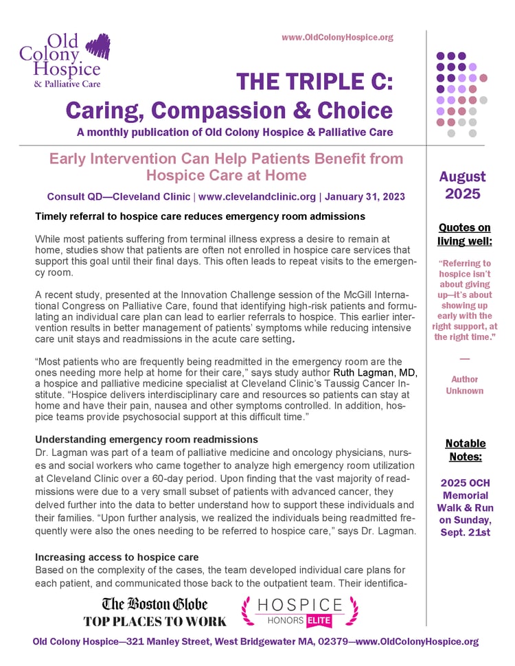 08-2025 Aug Triple C, Early Intervention Can Help Patients Benefit From Hospice Care_Page_1