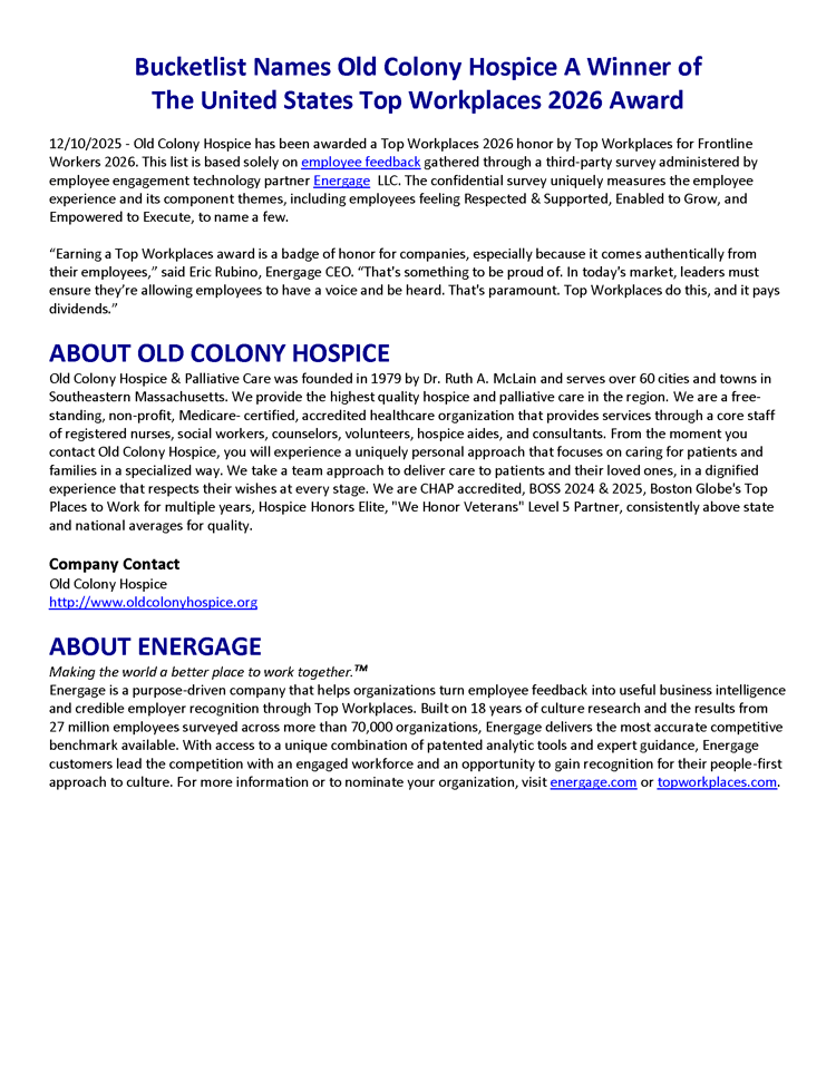 Frontline Workers - Press Release 2025