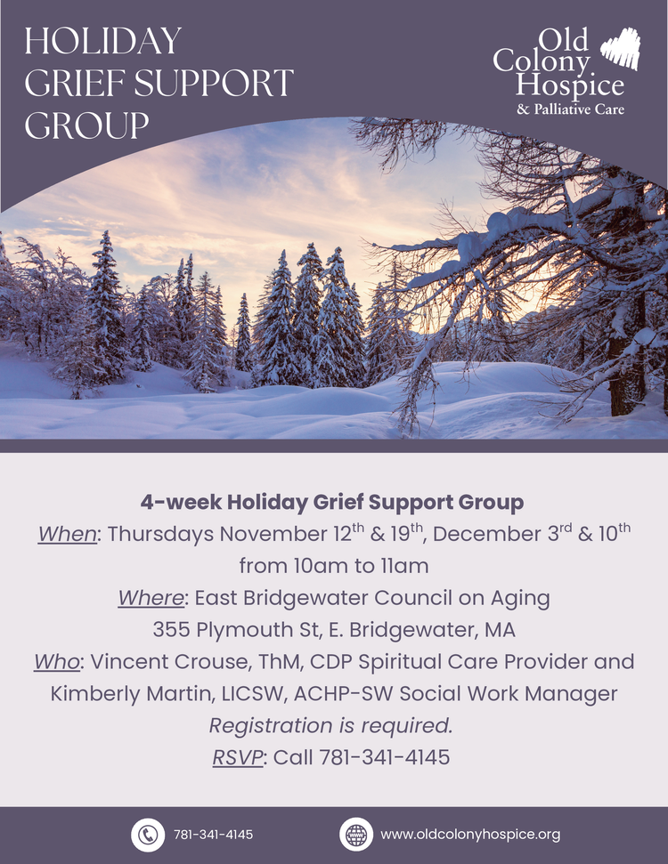 Holiday Grief Support Flyer 2026