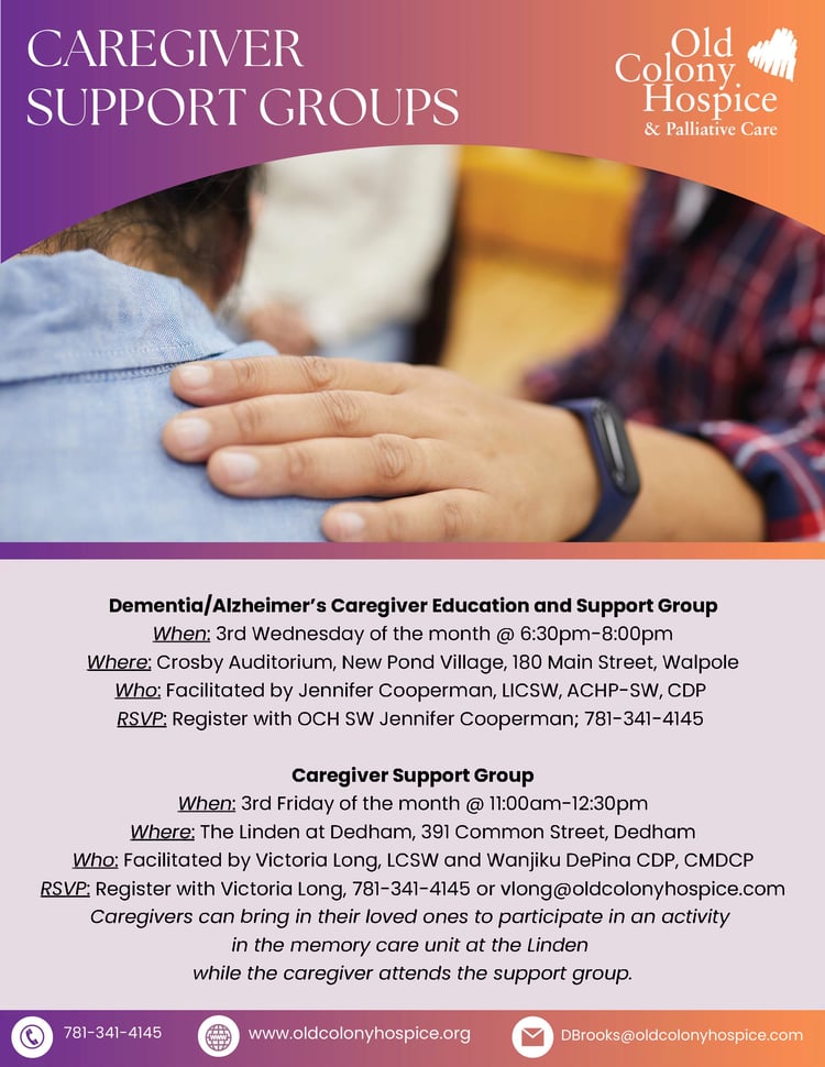 OCH Caregiver Support Group Flyer - Fall 2023