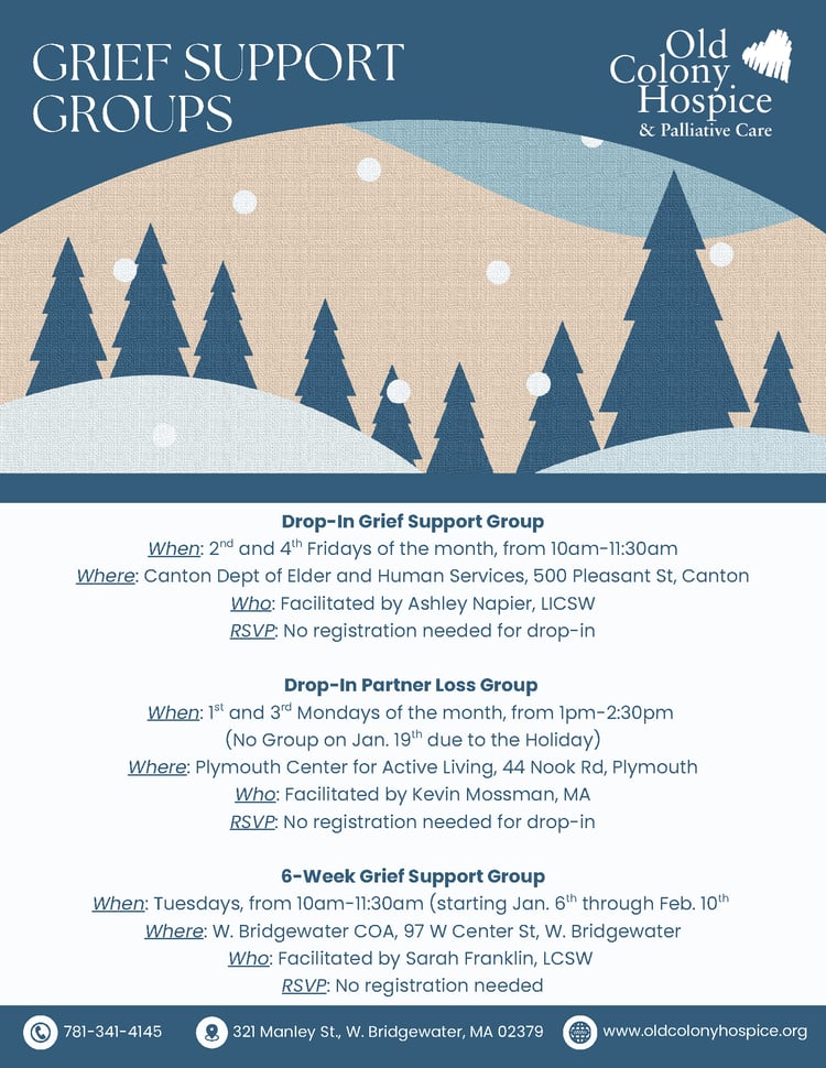 OCH Grief Support Group Flyer - Winter 2026