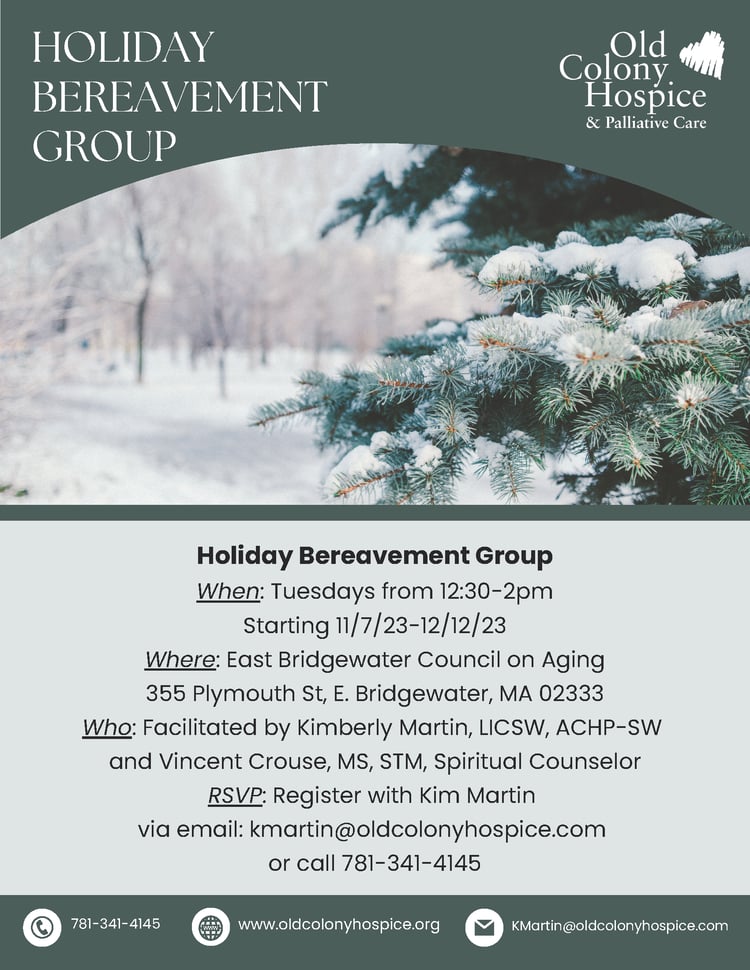 OCH Holiday Bereavement Group Flyer 2023