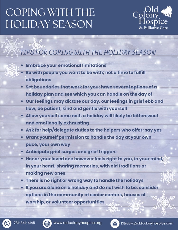 Tips for Coping with the Holiday Season